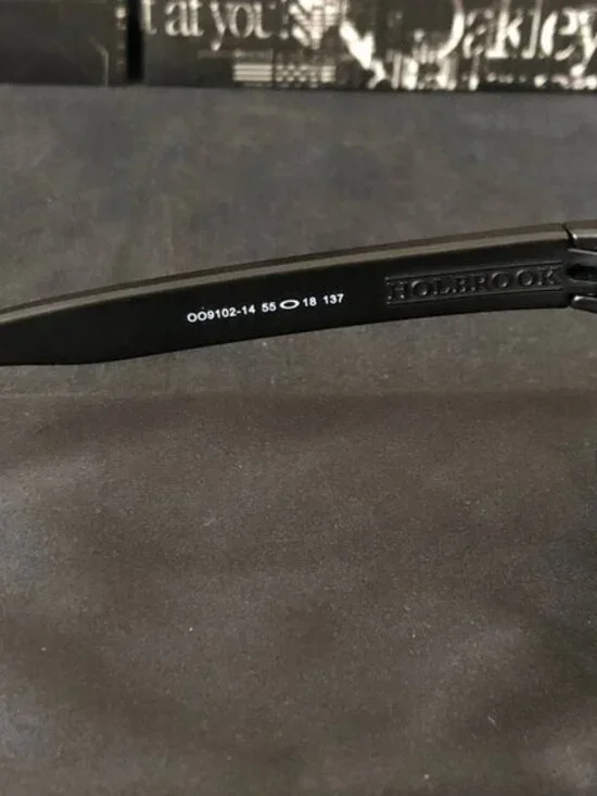 OO9102 Oakley Holbrook Chrome Iridium Prizm Polarized Sunglasses - Picture 6 of 8